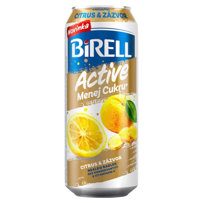 Birell Active Citrus a zázvor 0,5 l