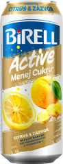 Birell ACTIVE Citrus & Zázvor 0,5l