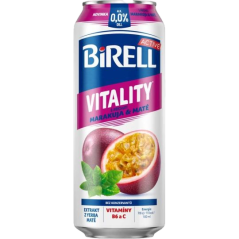 Birell 0,0% Vitality marakuja radler nealko 500ml