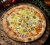 5. OLIVIO (rajčinový základ, mozzarella, šunka, olivy, kukurica)